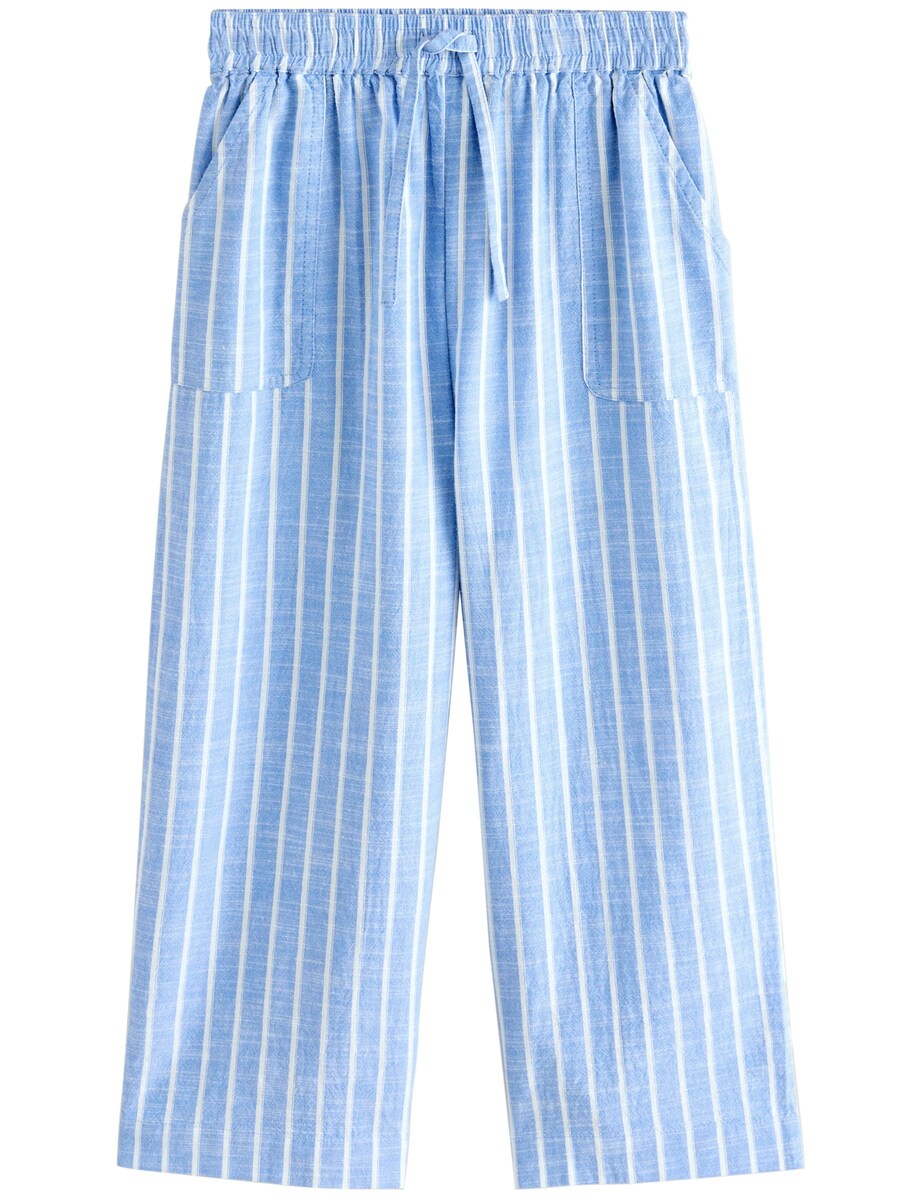 Широкие брюки Next, светло-синий 
Широкие брюки Next, светло-синий