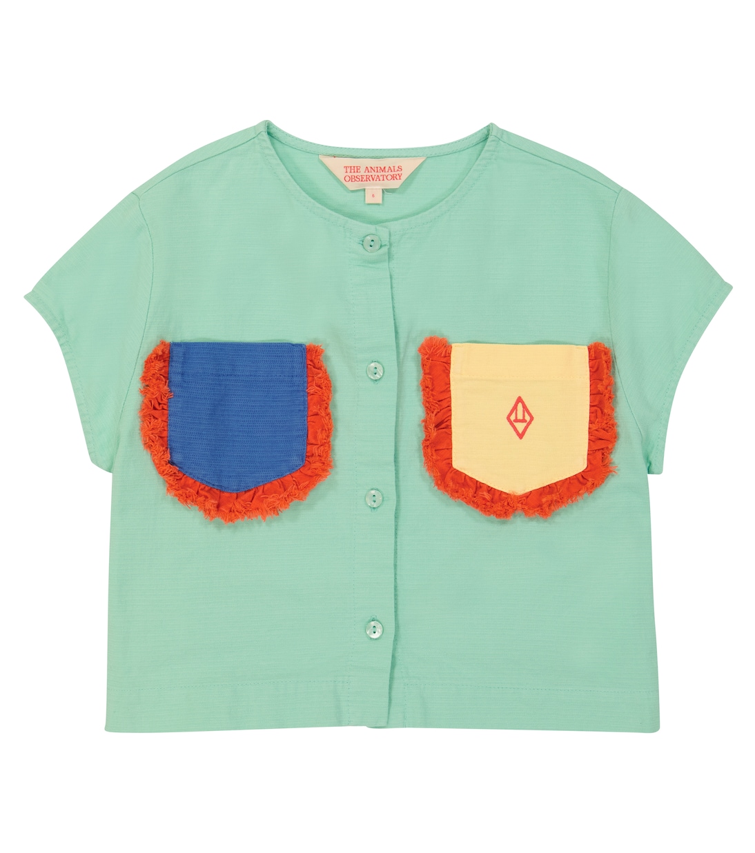 Рубашка из хлопка и льна из павиана The Animals Observatory, зеленый
Рубашка из хлопка и льна из павиана The Animals Observatory, зеленый