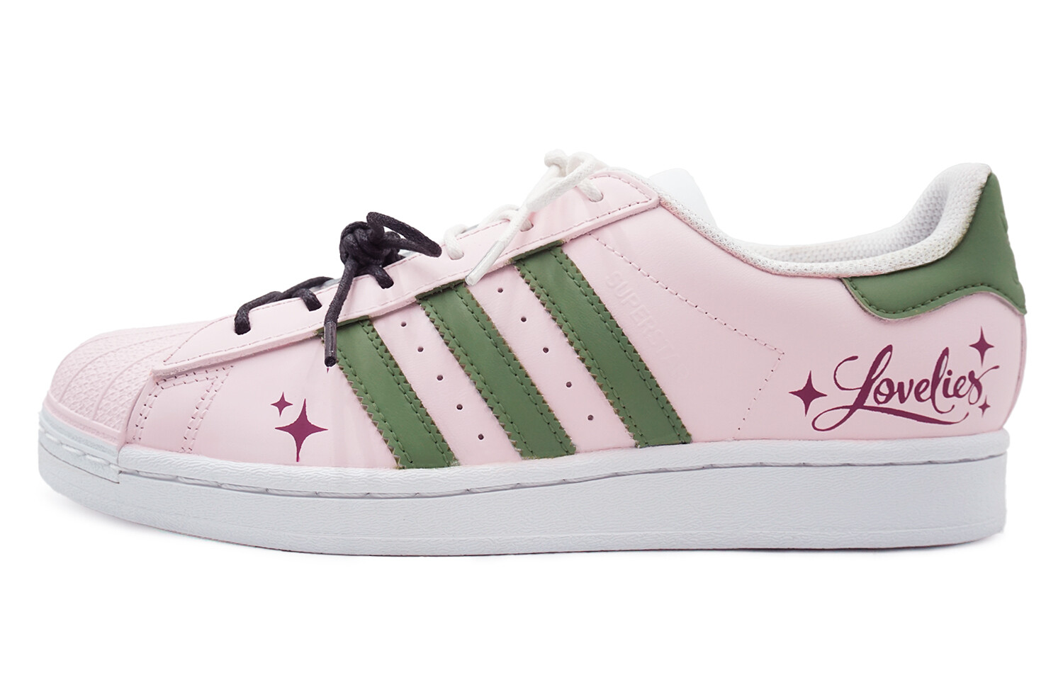 Кроссовки для скейтбординга Superstar Unisex Low-Top Белый/Розовый/Зеленый Adidas Originals
Кроссовки для скейтбординга Superstar Unisex Low-Top Белый/Розовый/Зеленый Adidas Originals