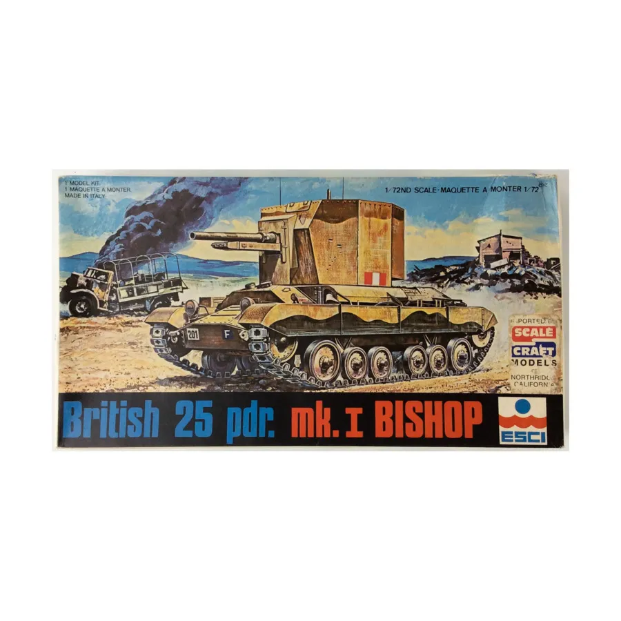 Британская 25-фунтовая пушка. Мк. Я епископ, Armor (1:72) (ESCI)
Британская 25-фунтовая пушка. Мк. Я епископ, Armor (1:72) (ESCI)