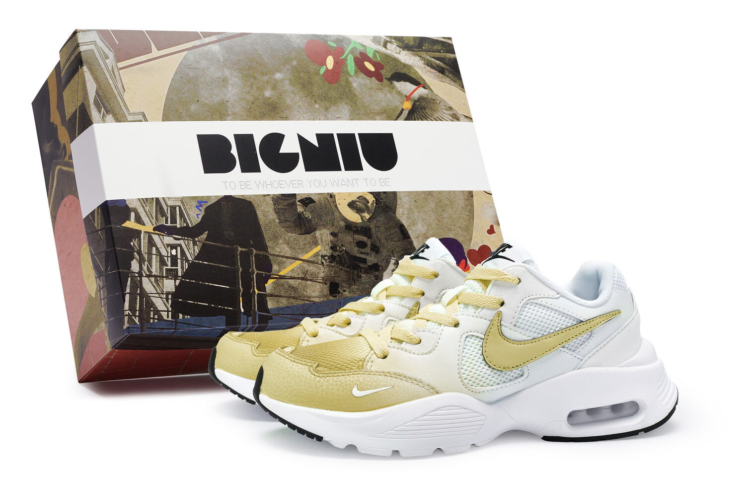 Кроссовки Air Max Fusion для бега мужские с низким верхом бежевые/белые Nike
Кроссовки Air Max Fusion для бега мужские с низким верхом бежевые/белые Nike