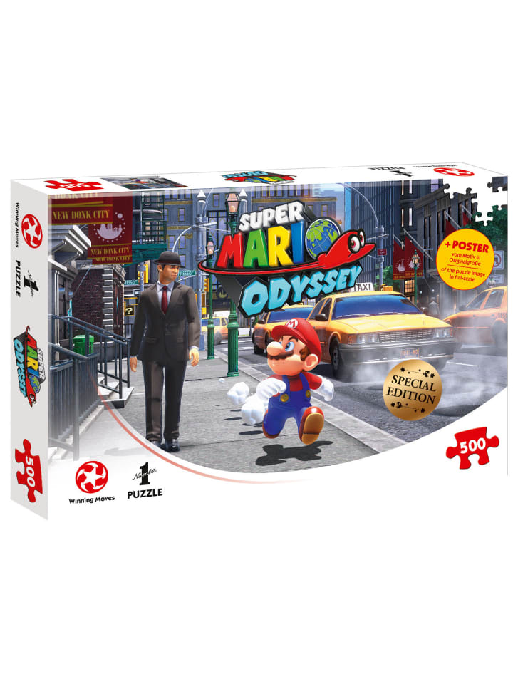 Пазл Super Mario Odyssey New Donk City, 500 деталей, 48 x 34 см, красочный
Пазл Super Mario Odyssey New Donk City, 500 деталей, 48 x 34 см, красочный