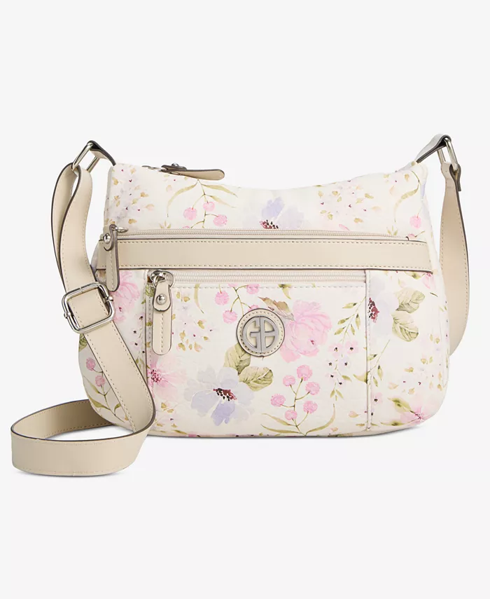 Средняя цветочная сумка-хобо через плечо Giani Bernini, фиолетовый
Средняя цветочная сумка-хобо через плечо Giani Bernini, фиолетовый