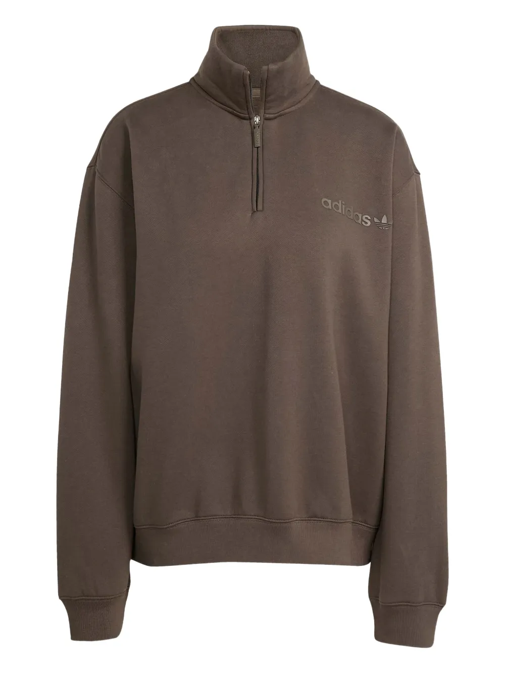 Толстовка с полумолнией Adidas, коричневый
Толстовка с полумолнией Adidas, коричневый