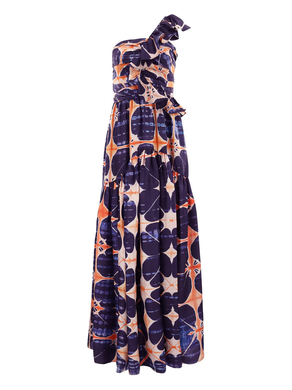 Платье макси на одно плечо с оборками Valeria Ulla Johnson, синий
Платье макси на одно плечо с оборками Valeria Ulla Johnson, синий