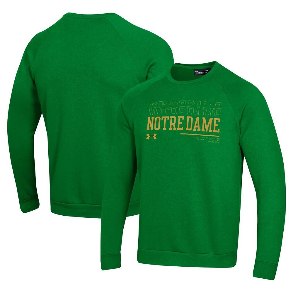 Мужской зеленый пуловер Under Armour Notre Dame Fighting Irish 2024/25 с надписью Rival реглан, цвет Ntd Green
Мужской зеленый пуловер Under Armour Notre Dame Fighting Irish 2024/25 с надписью Rival реглан, цвет Ntd Green