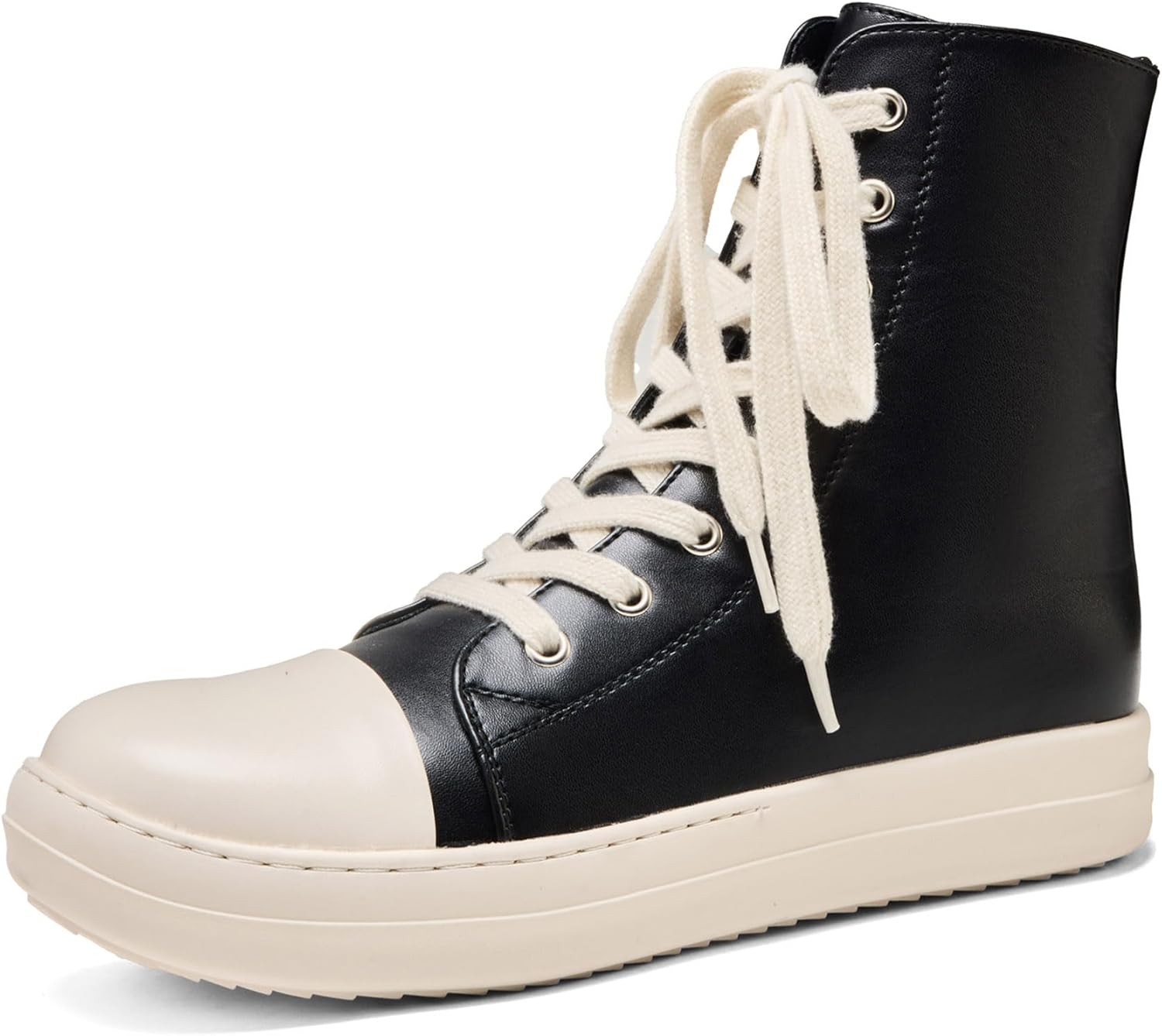 Кроссовки MOFEEDOUKA с высоким верхом для мужчин, удобные прогулочные туфли на платформе из искусственной кожи с молнией, черный
Кроссовки MOFEEDOUKA с высоким верхом для мужчин, удобные прогулочные туфли на платформе из искусственной кожи с молнией, черный