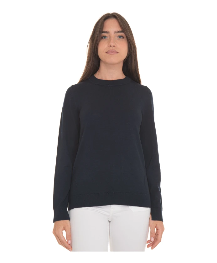 Шерстяной свитер с боковыми разрезами Hugo, синий
Шерстяной свитер с боковыми разрезами Hugo, синий