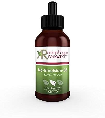 Adaptogen Research - Биоэмульсия-D3 - 2000 МЕ на каплю эмульгированного жидкого витамина D - 30 мл
Adaptogen Research - Биоэмульсия-D3 - 2000 МЕ на каплю эмульгированного жидкого витамина D - 30 мл