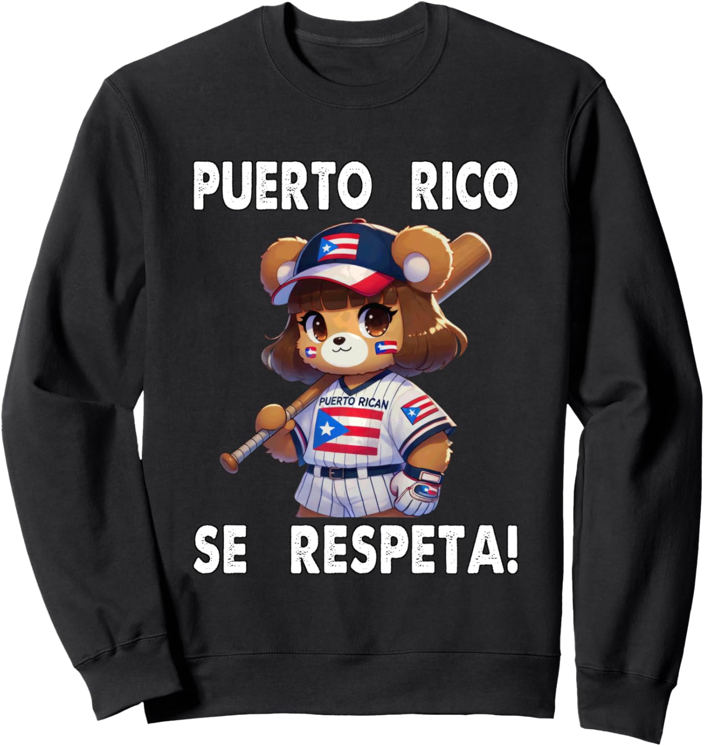 Толстовка с медведем и флагом Пуэрто-Рико Se Respeta для софтбола, бейсбола и флага Борикуа Puerto Rico Se Respeta Collection, More Here, черный
Толстовка с медведем и флагом Пуэрто-Рико Se Respeta для софтбола, бейсбола и флага Борикуа Puerto Rico Se Respeta Collection, More Here, черный