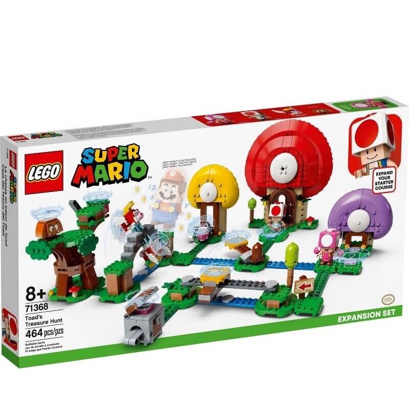 Конструктор "Погоня за сокровищами Тоада", дополнительный набор 71368 LEGO SUPER MARIO
Конструктор "Погоня за сокровищами Тоада", дополнительный набор 71368 LEGO SUPER MARIO
