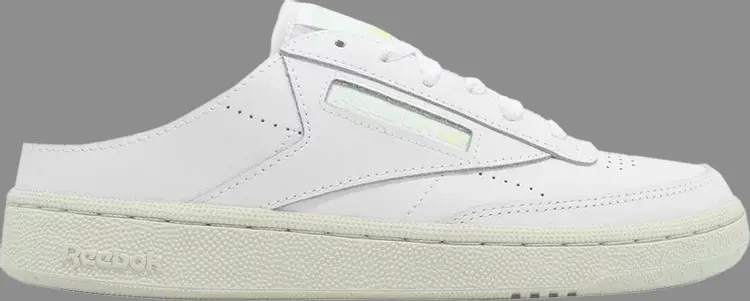 Кроссовки wmns club c 85 mule 'white aqua dust' Reebok, белый 
Кроссовки wmns club c 85 mule 'white aqua dust' Reebok, белый
