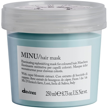 Маска для волос Minu, 250 мл Davines
Маска для волос Minu, 250 мл Davines