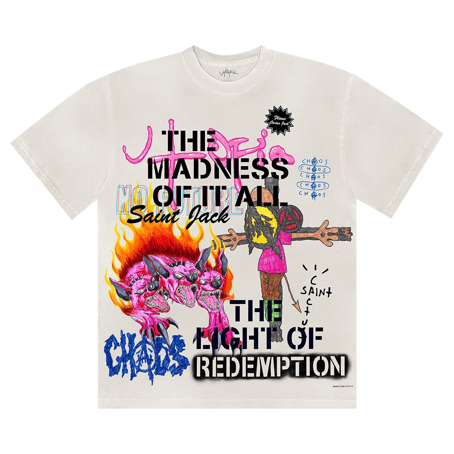 Футболка Cactus Jack от Travis Scott Utopia x St Michael Tee 3A White
Футболка Cactus Jack от Travis Scott Utopia x St Michael Tee 3A White