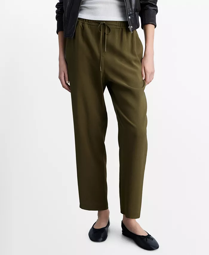 Женские струящиеся брюки с эластичной талией MANGO, коричневый/бежевый
Женские струящиеся брюки с эластичной талией MANGO, коричневый/бежевый