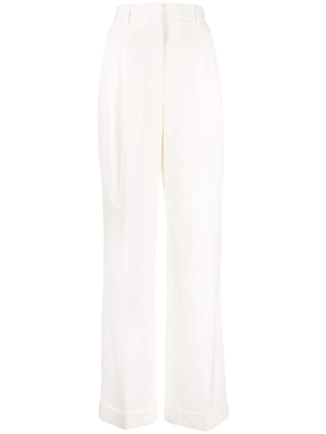 Casablanca шерстяные брюки с завышенной талией, белый 
Casablanca шерстяные брюки с завышенной талией, белый