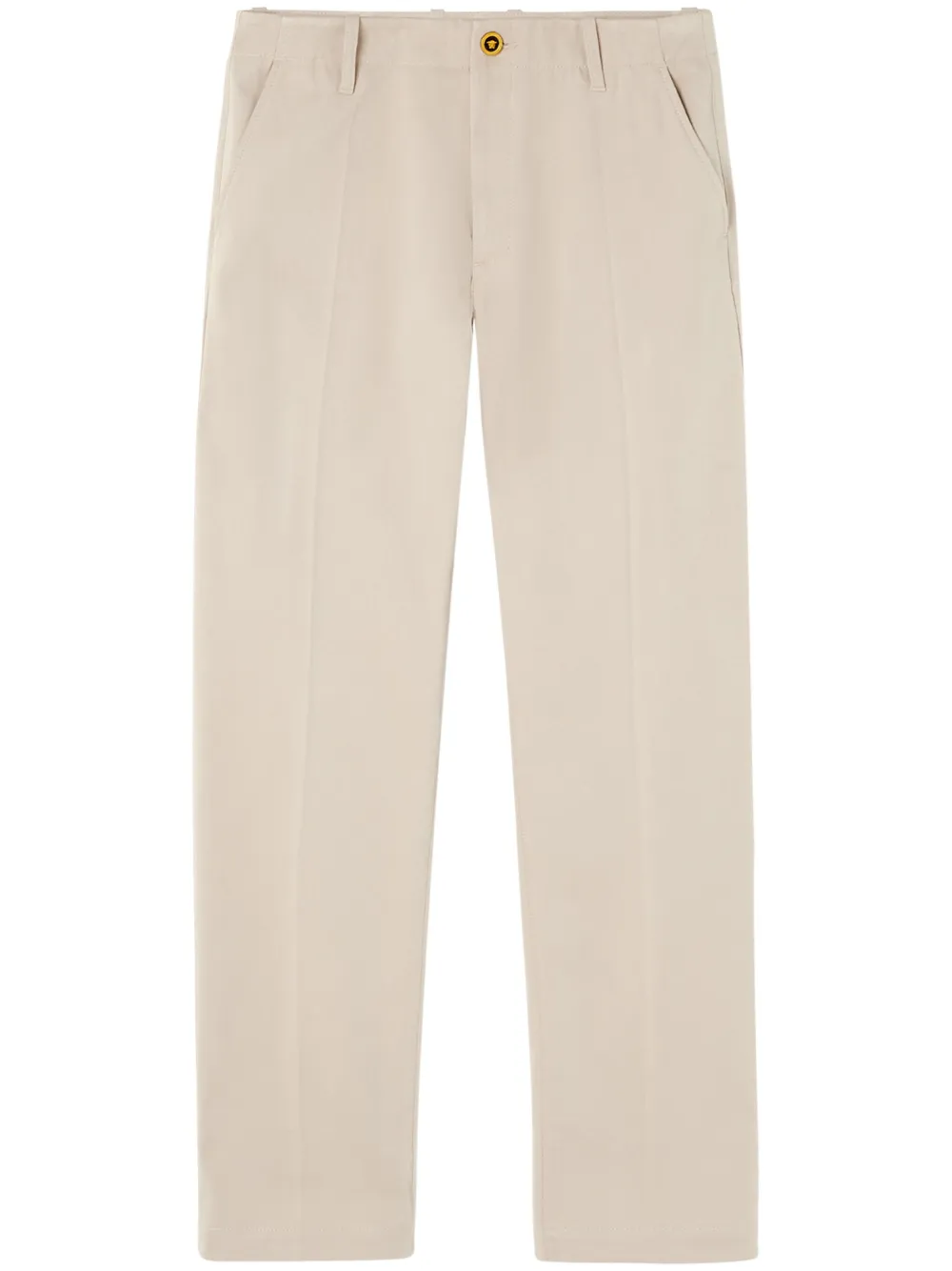 Прямые брюки с вышитым логотипом VERSACE, нейтральный
Прямые брюки с вышитым логотипом VERSACE, нейтральный