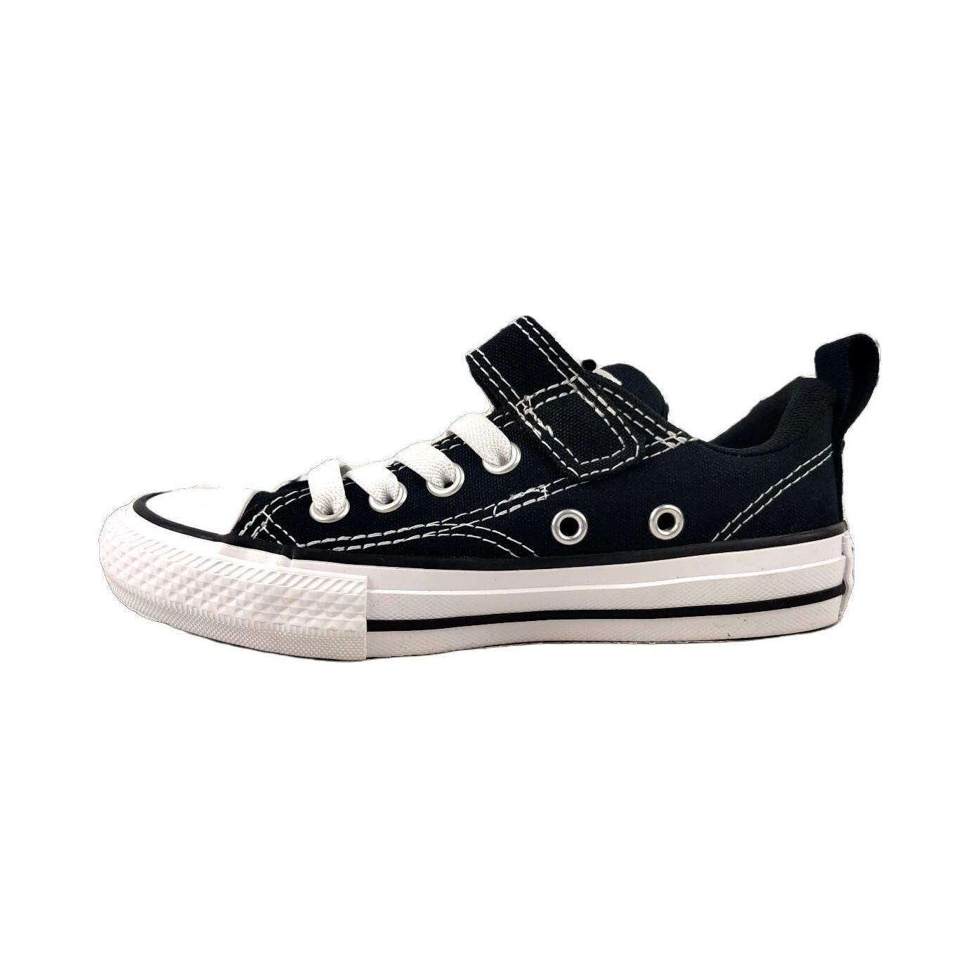Chuck Taylor All Star Kids Canvas Shoes PS Low-top Black/White Converse, черный/белый 
Chuck Taylor All Star Kids Canvas Shoes PS Low-top Black/White Converse, черный/белый