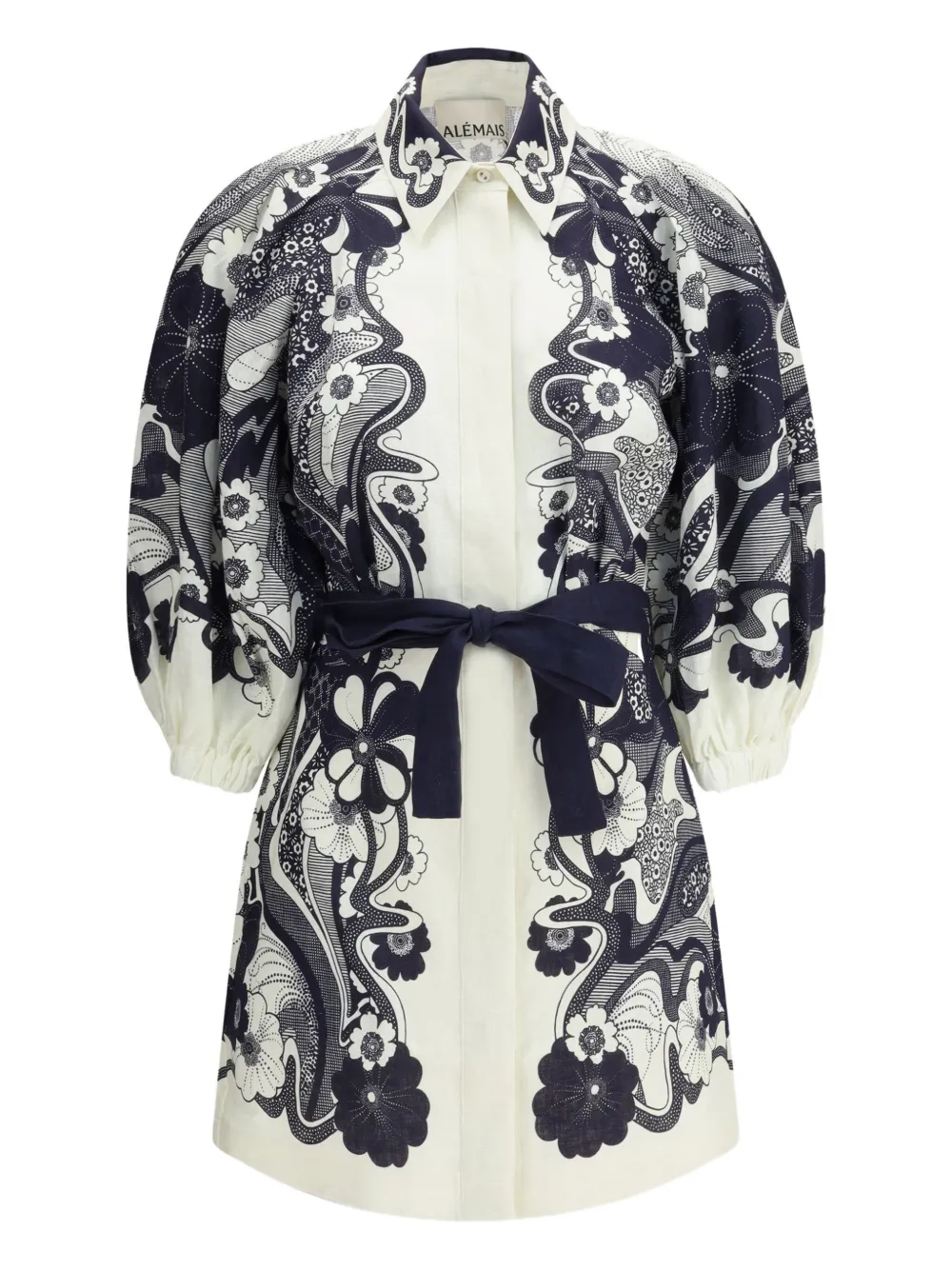 Мини-платье с цветочным принтом и рукавами-буфами ALEMAIS, белый
Мини-платье с цветочным принтом и рукавами-буфами ALEMAIS, белый