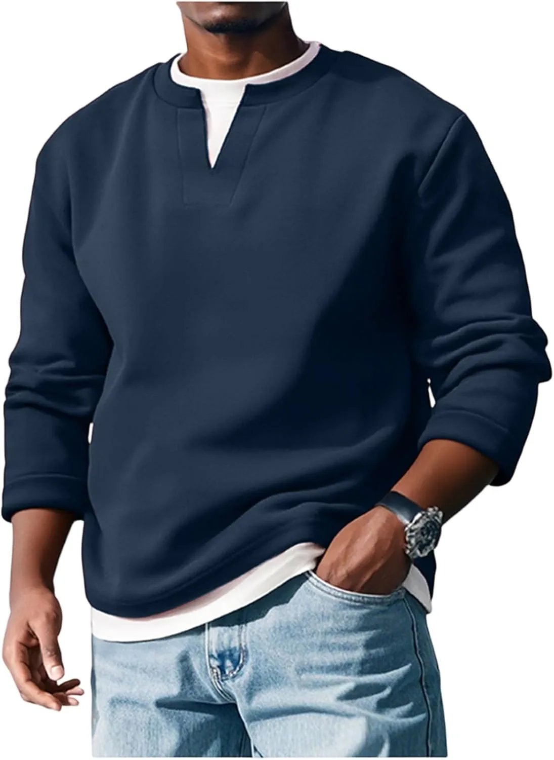 Футболка с длинным рукавом и круглым вырезом RTRDE, размеры M-3XL
Футболка с длинным рукавом и круглым вырезом RTRDE, размеры M-3XL