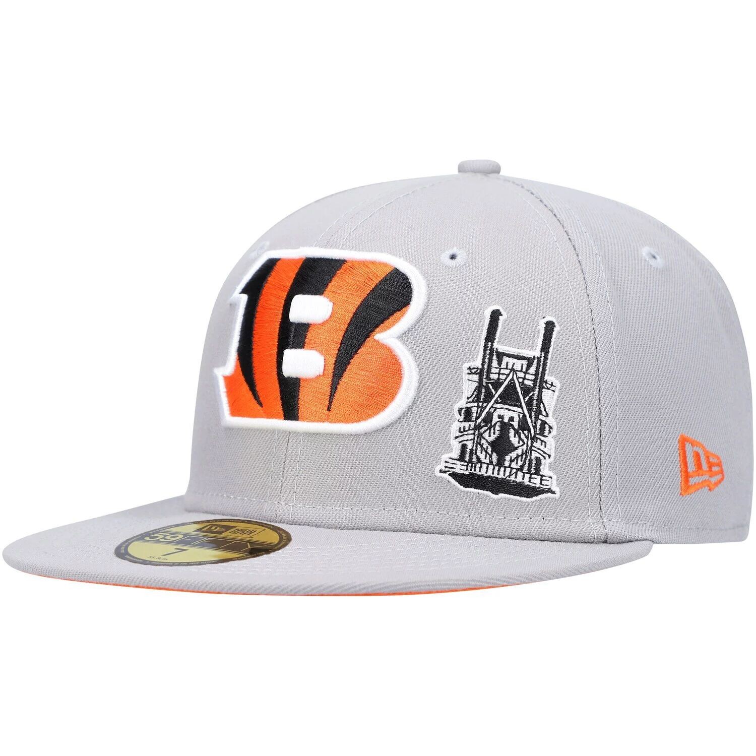 Мужская приталенная шляпа New Era Grey Cincinnati Bengals City Describe 59FIFTY
Мужская приталенная шляпа New Era Grey Cincinnati Bengals City Describe 59FIFTY
