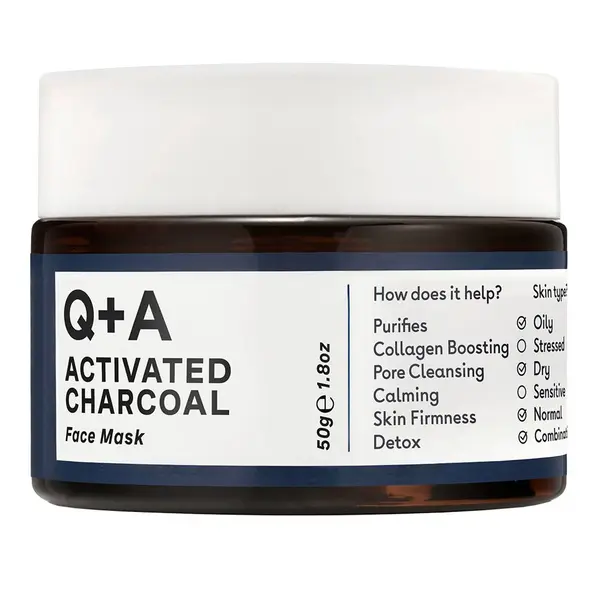 Очищающая маска для лица с активированным углем, 50 мл Q+A Activated charcoal
Очищающая маска для лица с активированным углем, 50 мл Q+A Activated charcoal