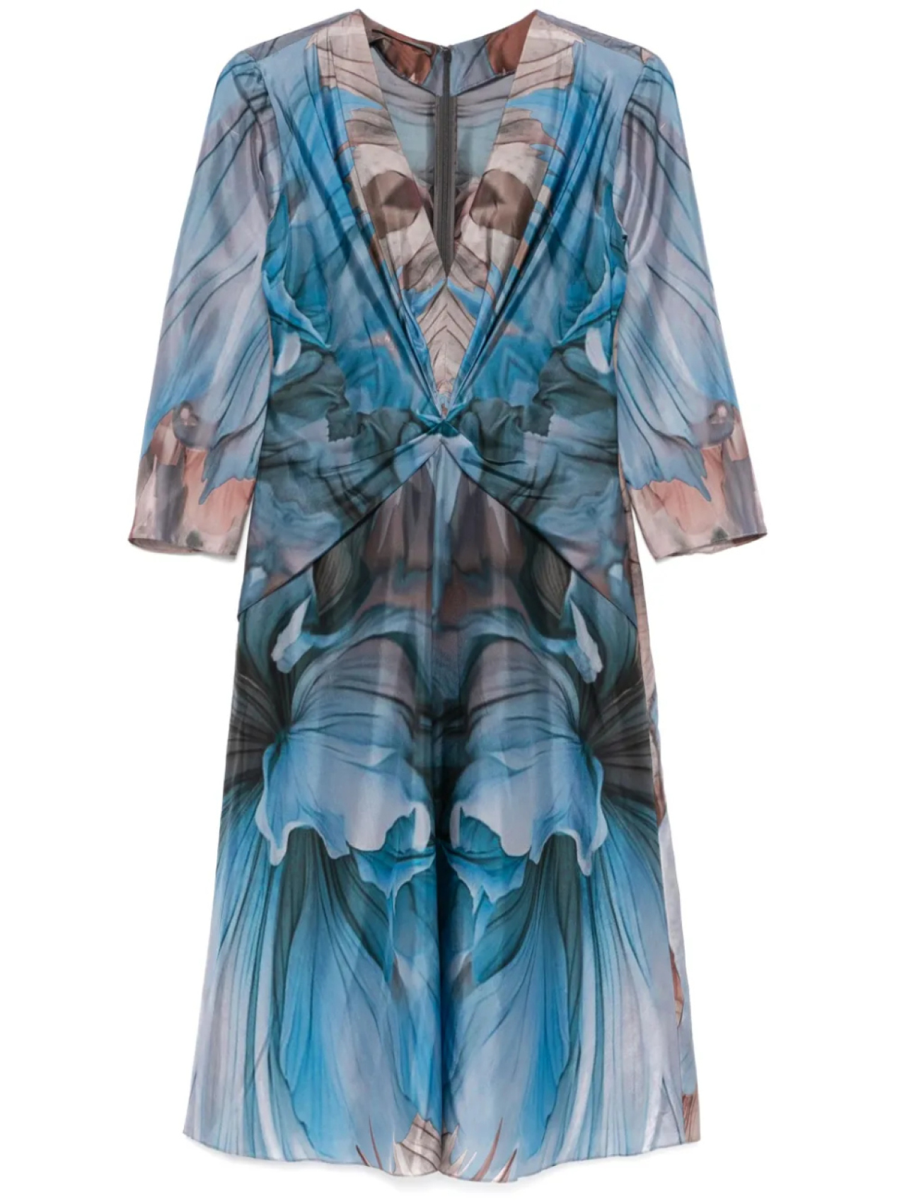 Платье миди Alberta Ferretti с абстрактным принтом, синий
Платье миди Alberta Ferretti с абстрактным принтом, синий