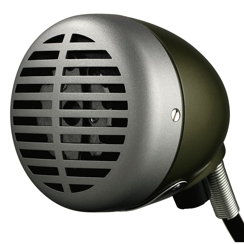 Динамический микрофон Shure 520DX Green Bullet Harmonica Microphone
Динамический микрофон Shure 520DX Green Bullet Harmonica Microphone