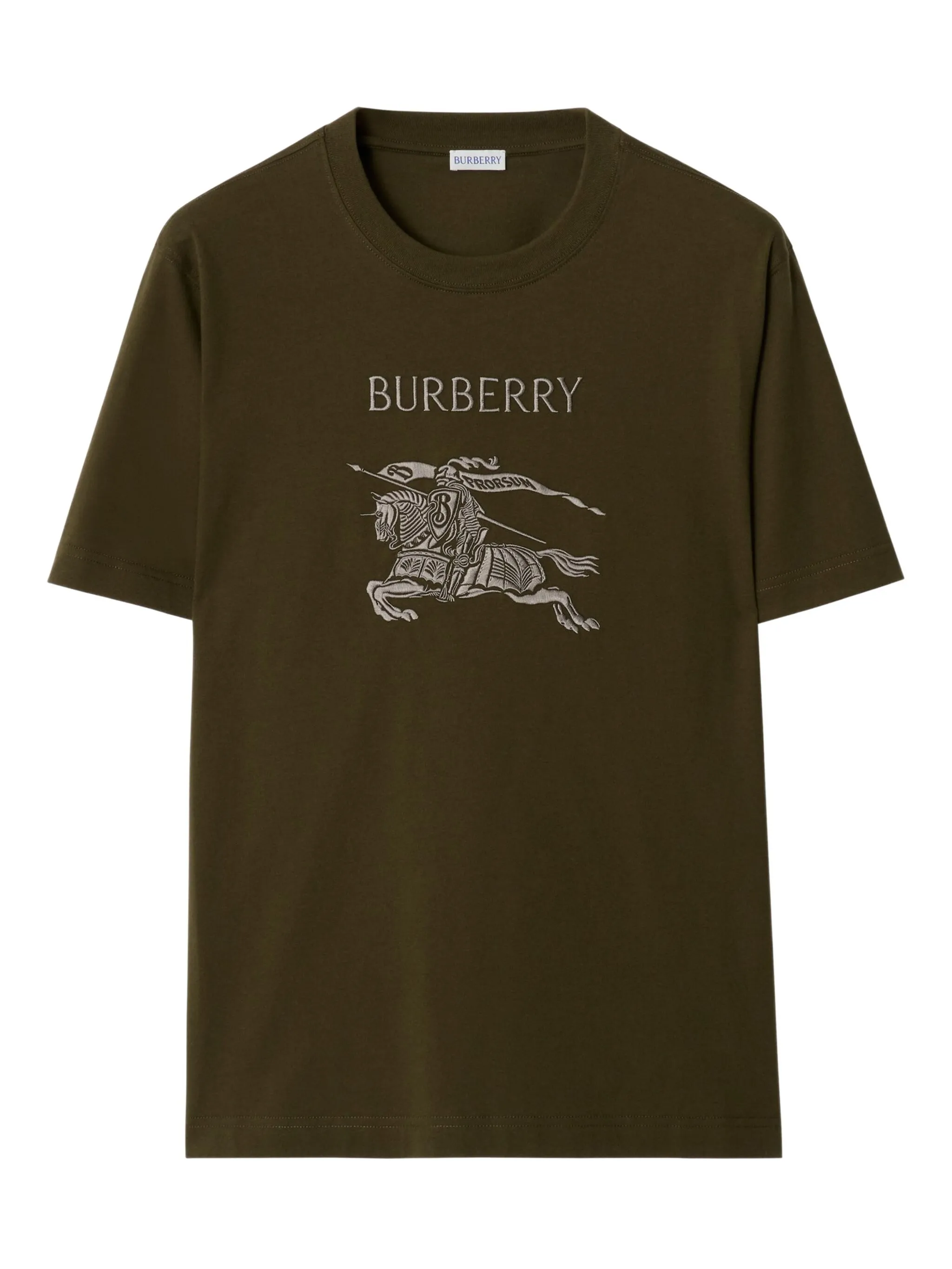 Футболка с вышитым логотипом Burberry, зеленый
Футболка с вышитым логотипом Burberry, зеленый