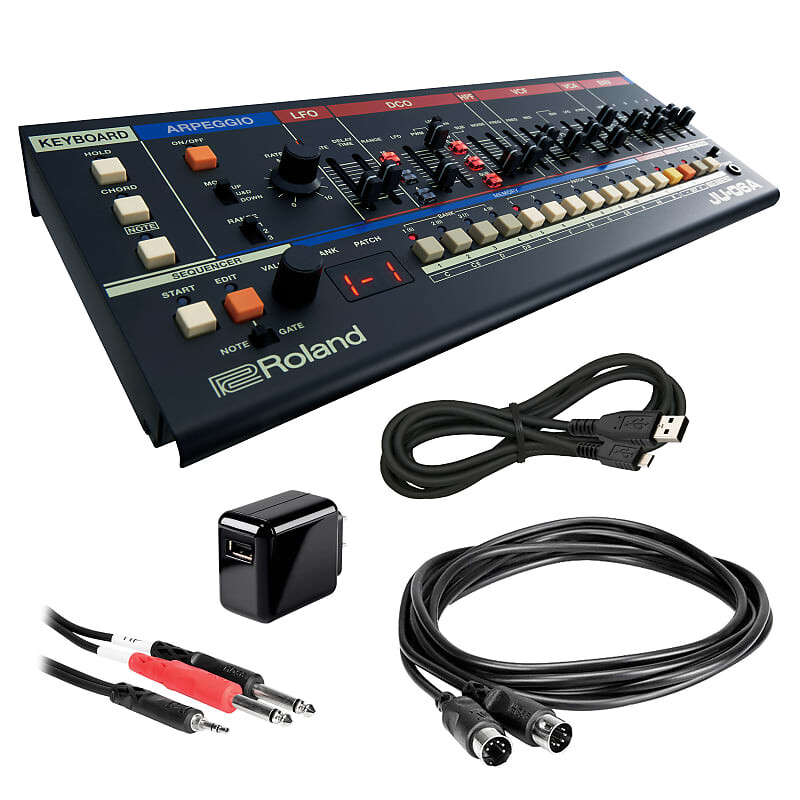 Звуковой модуль синтезатора Roland Boutique JU-06A — комплект питания и кабелей
Звуковой модуль синтезатора Roland Boutique JU-06A — комплект питания и кабелей
