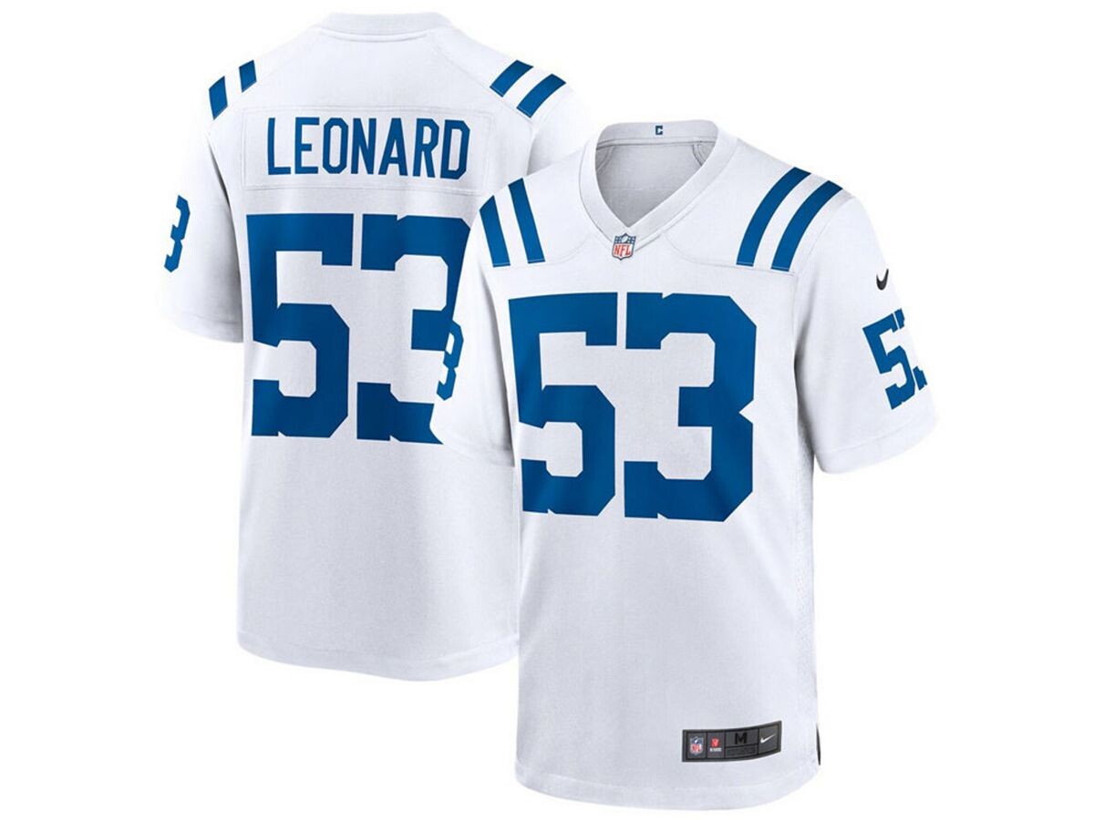 Мужская футболка vapor untouchable limited от indianapolis colts дариус леонард Nike, белый
Мужская футболка vapor untouchable limited от indianapolis colts дариус леонард Nike, белый