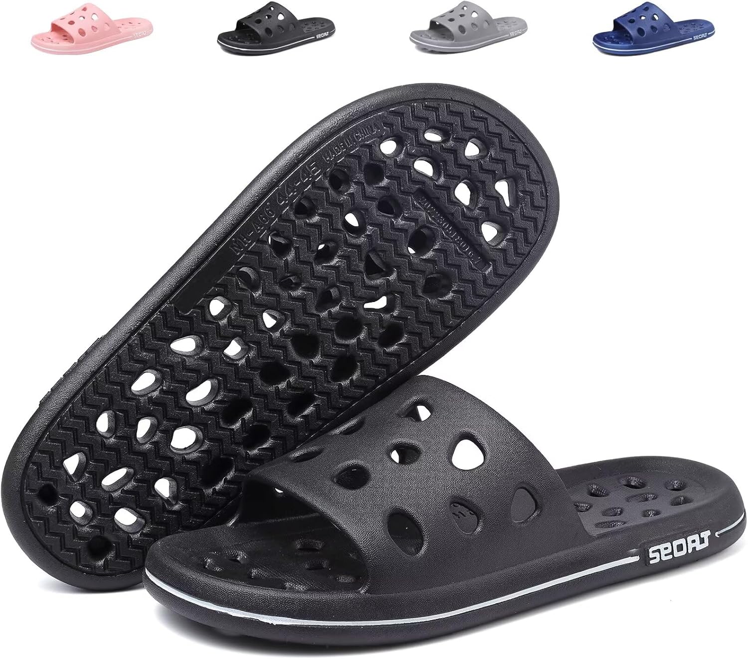 Тапочки для душа FINLEOO для женщин и мужчин, удобные шлепанцы для бассейна с поддержкой свода стопы, быстросохнущие, нескользящие пляжные сандалии для ванной, путешествий, студенческого общежития, черный
Тапочки для душа FINLEOO для женщин и мужчин, удобные шлепанцы для бассейна с поддержкой свода стопы, быстросохнущие, нескользящие пляжные сандалии для ванной, путешествий, студенческого общежития, черный