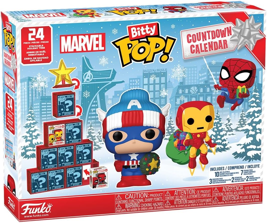 Адвент-календарь Funko Bitty Pop! Marvel Holiday
Адвент-календарь Funko Bitty Pop! Marvel Holiday