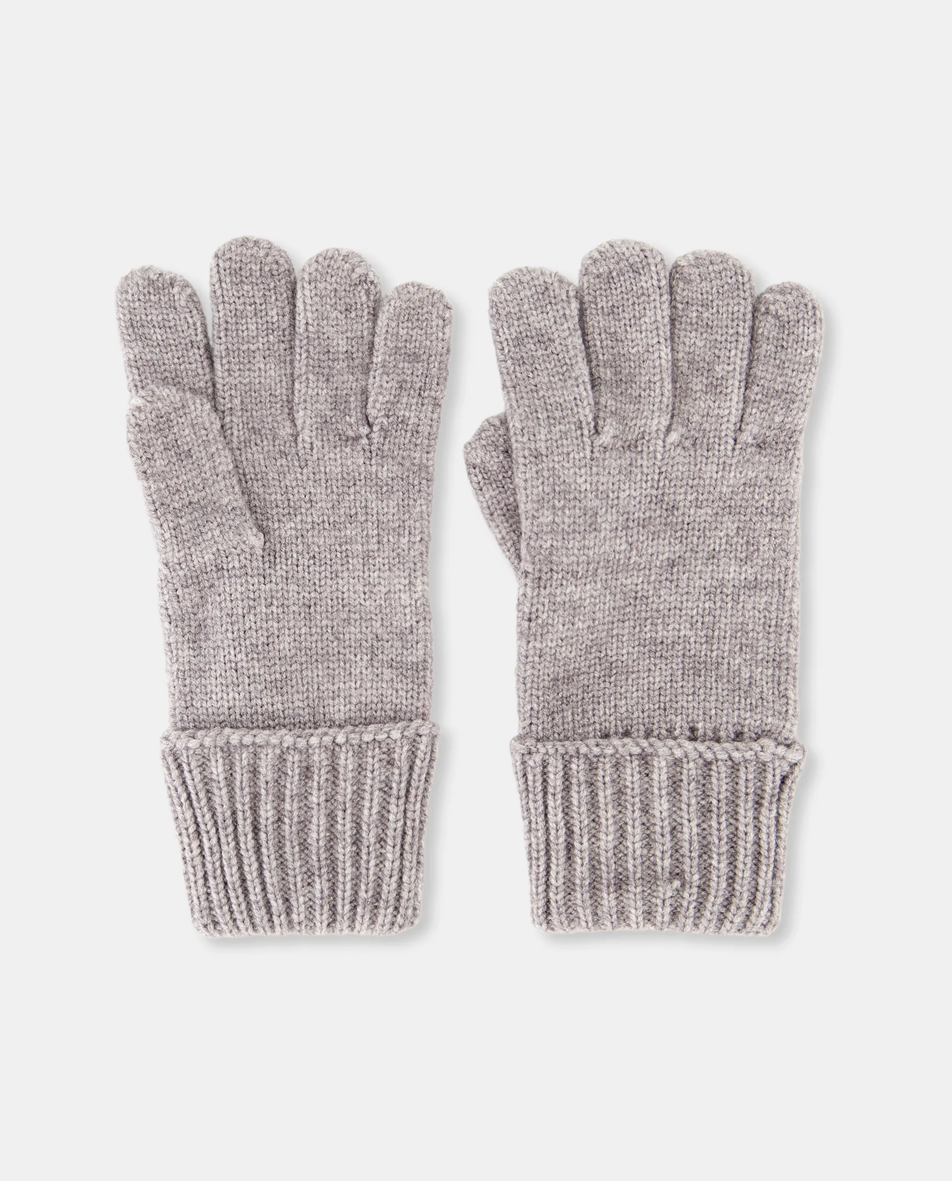 Детские гладкие каналетовые перчатки в комплекте Kids El Corte Inglés, светло-серый 
Детские гладкие каналетовые перчатки в комплекте Kids El Corte Inglés, светло-серый
