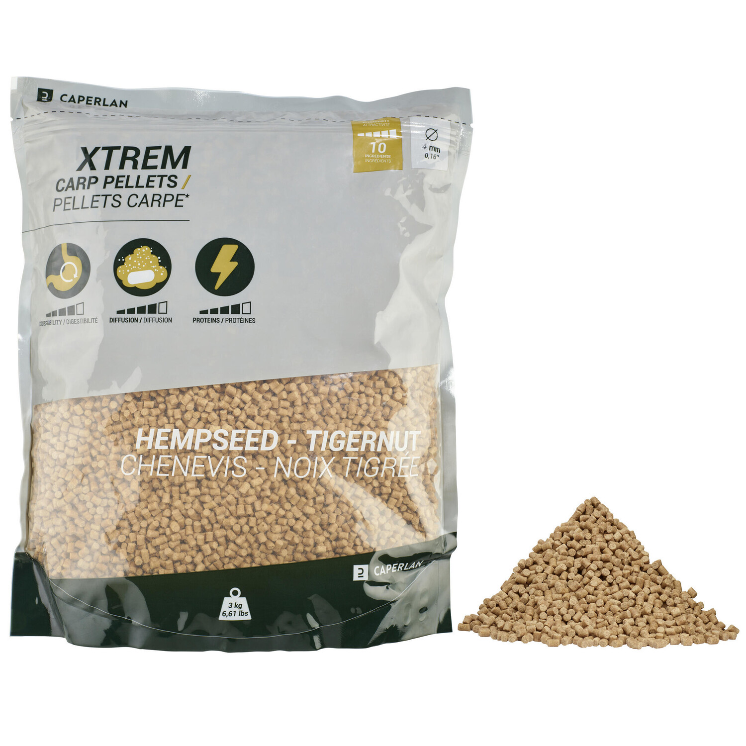 Пеллеты Xtrem Hemp Tiger 3 кг 4 мм CAPERLAN
Пеллеты Xtrem Hemp Tiger 3 кг 4 мм CAPERLAN