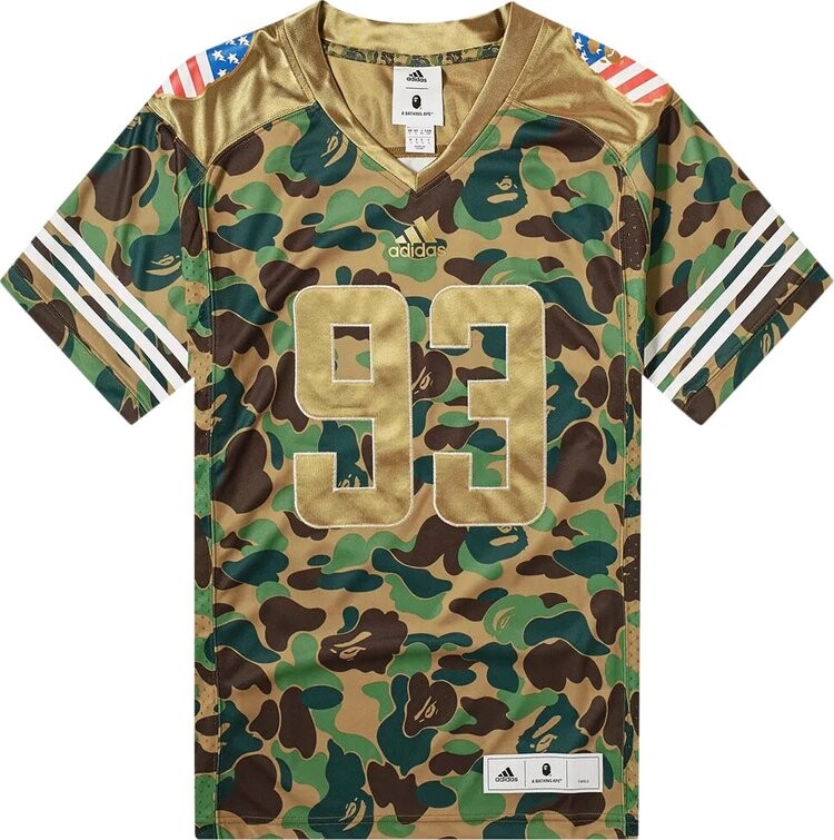Футболка BAPE x adidas SB Jersey 'Green', зеленый
Футболка BAPE x adidas SB Jersey 'Green', зеленый