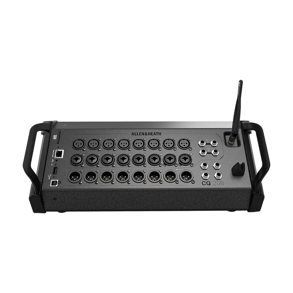 Цифровой микшер Allen & Heath CQ-20B с возможностью подключения Wi-Fi и Bluetooth
Цифровой микшер Allen & Heath CQ-20B с возможностью подключения Wi-Fi и Bluetooth