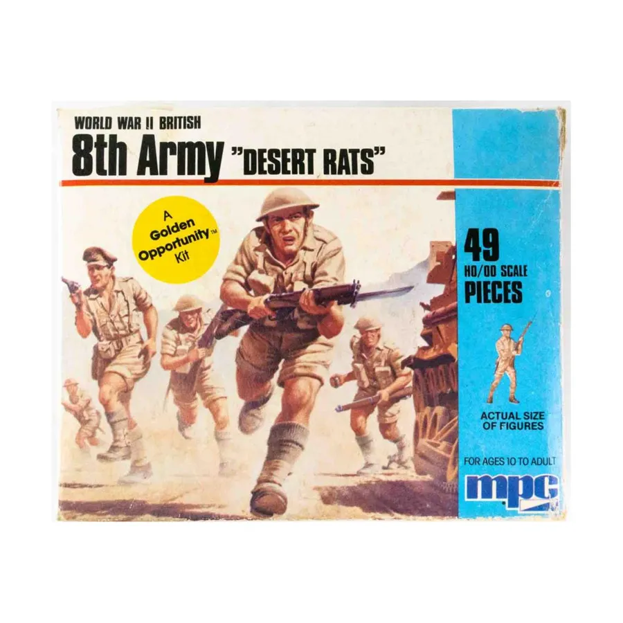 8-я армия времен Второй мировой войны «Крысы пустыни»., Historical Miniatures (HO/OO Scale) (MPC Models)
8-я армия времен Второй мировой войны «Крысы пустыни»., Historical Miniatures (HO/OO Scale) (MPC Models)