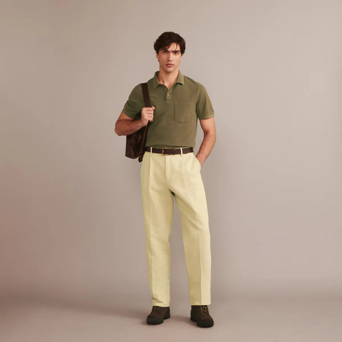 Мужские брюки-чинос из хлопка и льна Verhunt, бежевый
Мужские брюки-чинос из хлопка и льна Verhunt, бежевый