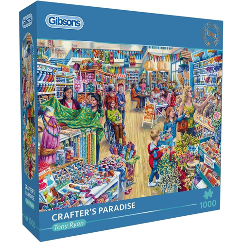 Пазлы Gibsons – Crafters Paradise – 1000 Piece Jigsaw Puzzle
Пазлы Gibsons – Crafters Paradise – 1000 Piece Jigsaw Puzzle