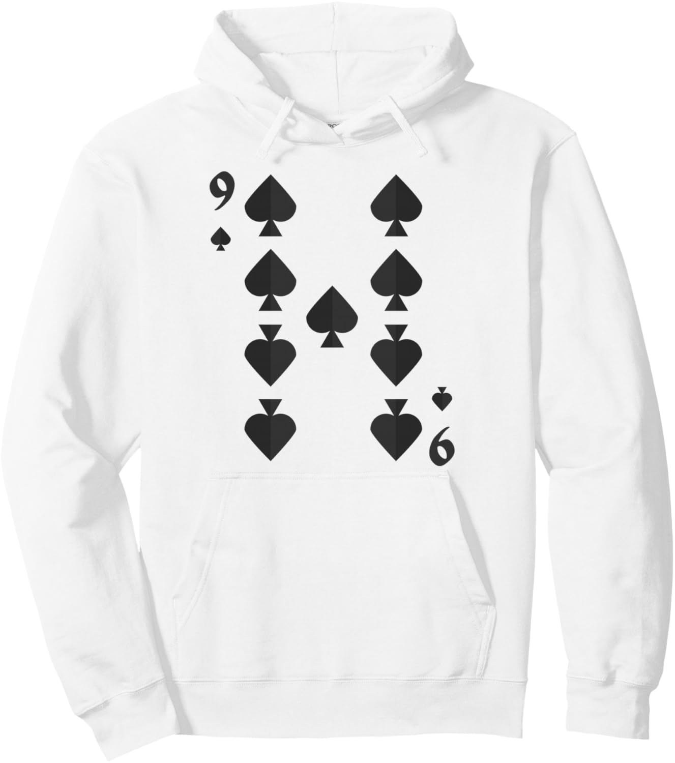 Худи с изображением колоды карт «Девятка пик» для группового костюма на Хэллоуин Deck Of Cards Apparel, белый
Худи с изображением колоды карт «Девятка пик» для группового костюма на Хэллоуин Deck Of Cards Apparel, белый