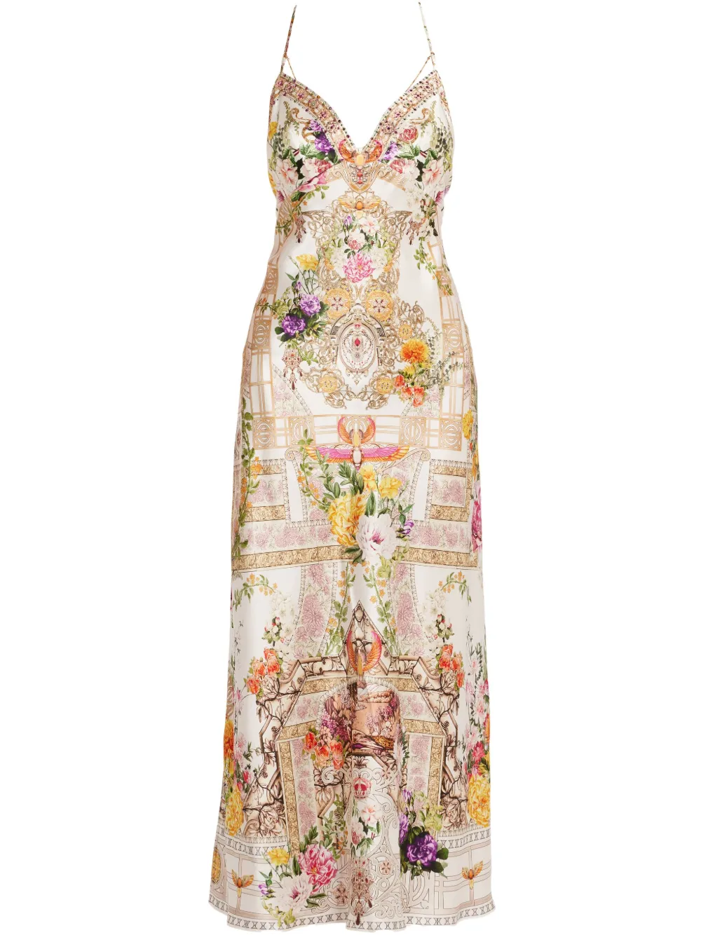 Платье-комбинация The Egyptian Rose Chain Detail Camilla, нейтральный
Платье-комбинация The Egyptian Rose Chain Detail Camilla, нейтральный