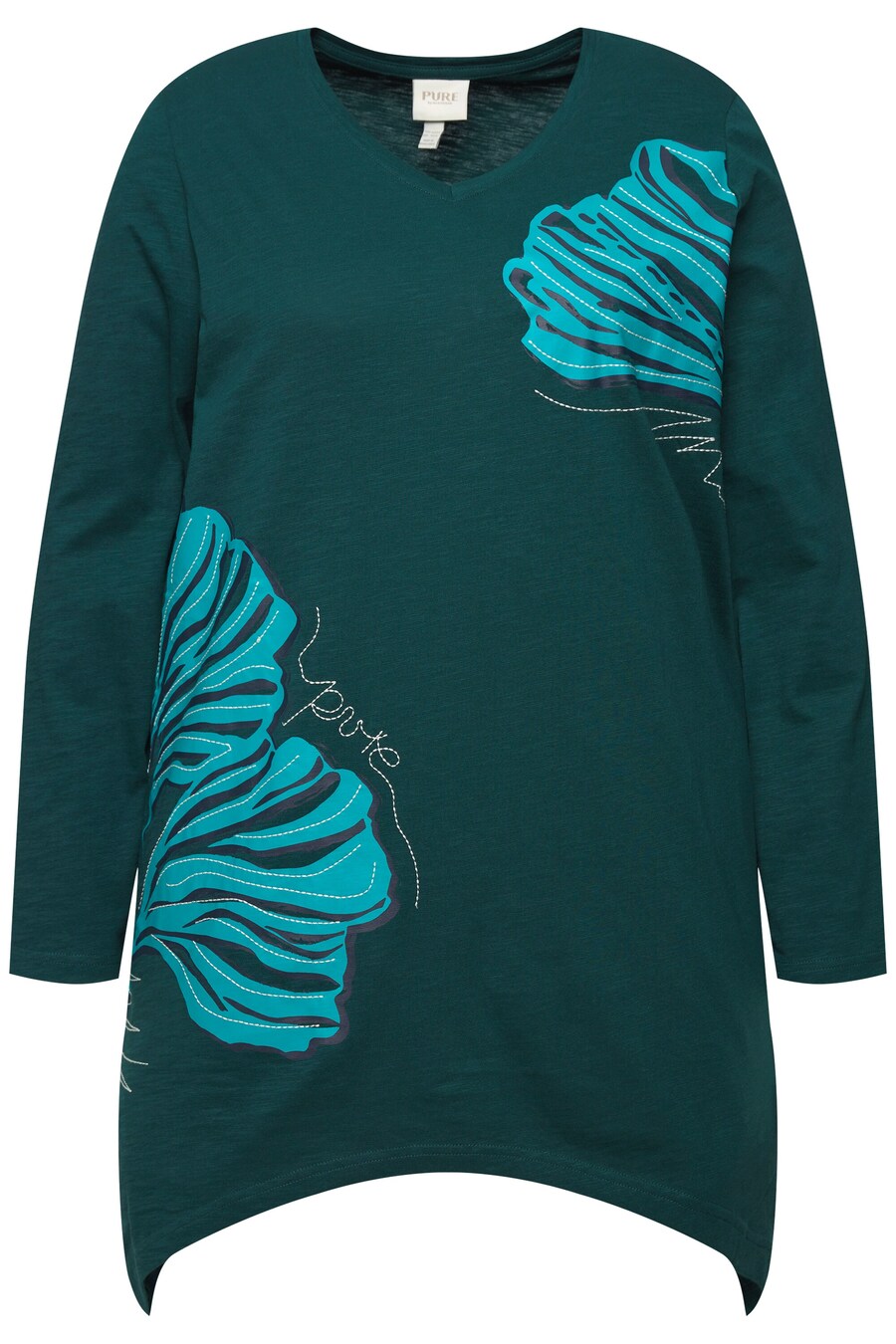 Лонгслив Ulla Popken Shirt, изумрудный
Лонгслив Ulla Popken Shirt, изумрудный