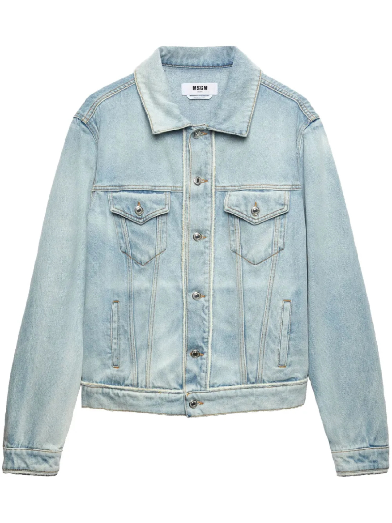 Джинсовая куртка с отделкой швами MSGM, синий
Джинсовая куртка с отделкой швами MSGM, синий