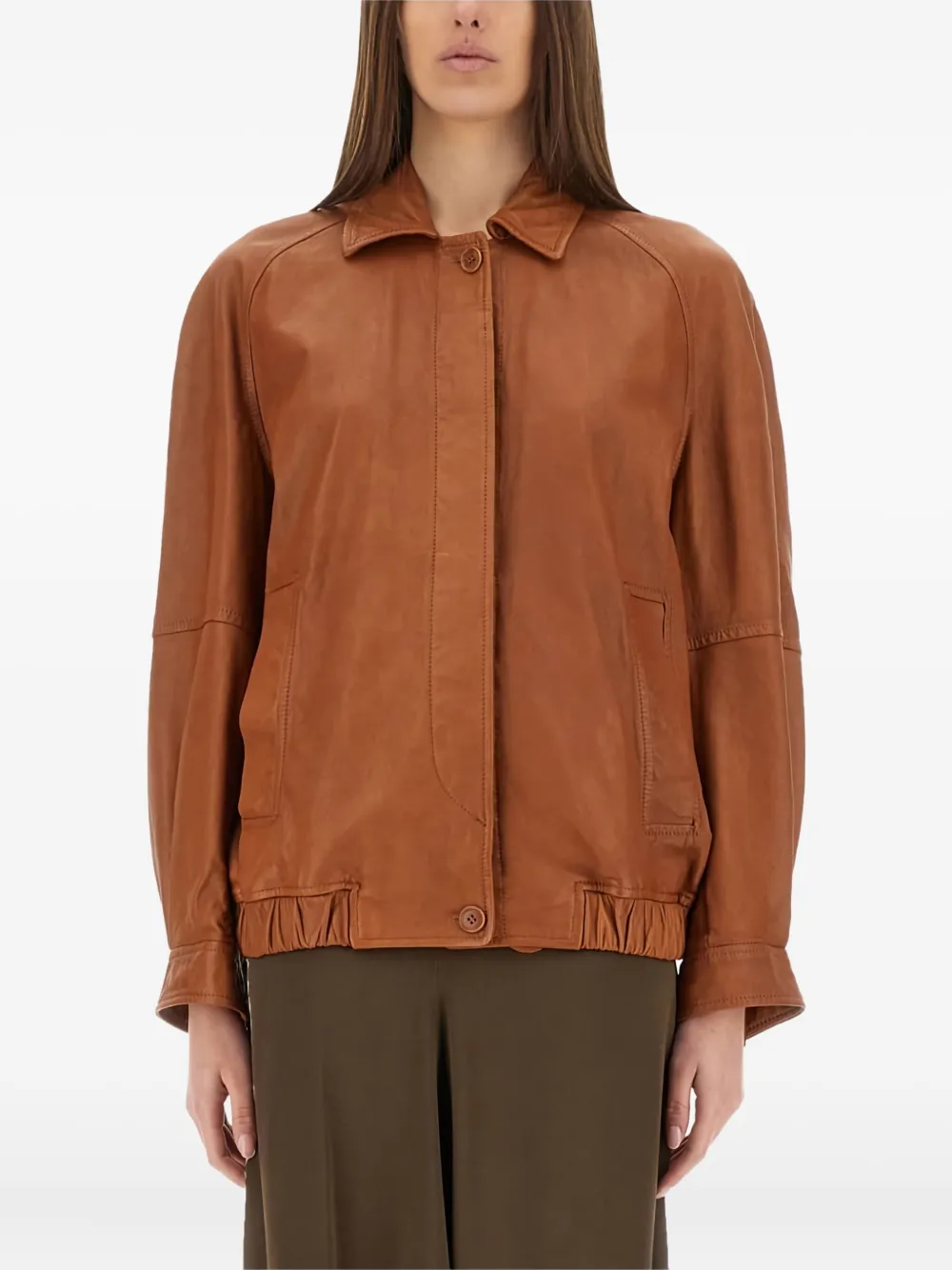 Кожаная куртка-бомбер Salvatore Santoro
Кожаная куртка-бомбер Salvatore Santoro