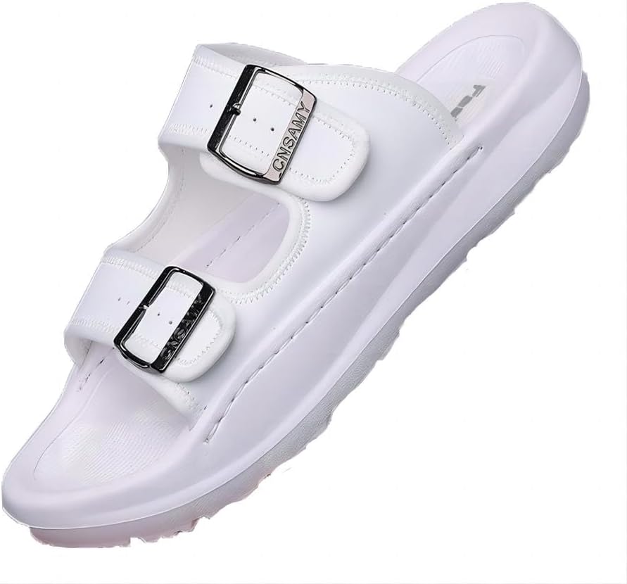 Мужские повседневные сандалии с регулируемой посадкой, против скольжения, летние пляжные легкие с застежкой, водонепроницаемые, с открытым носком Asifn, белый
Мужские повседневные сандалии с регулируемой посадкой, против скольжения, летние пляжные легкие с застежкой, водонепроницаемые, с открытым носком Asifn, белый
