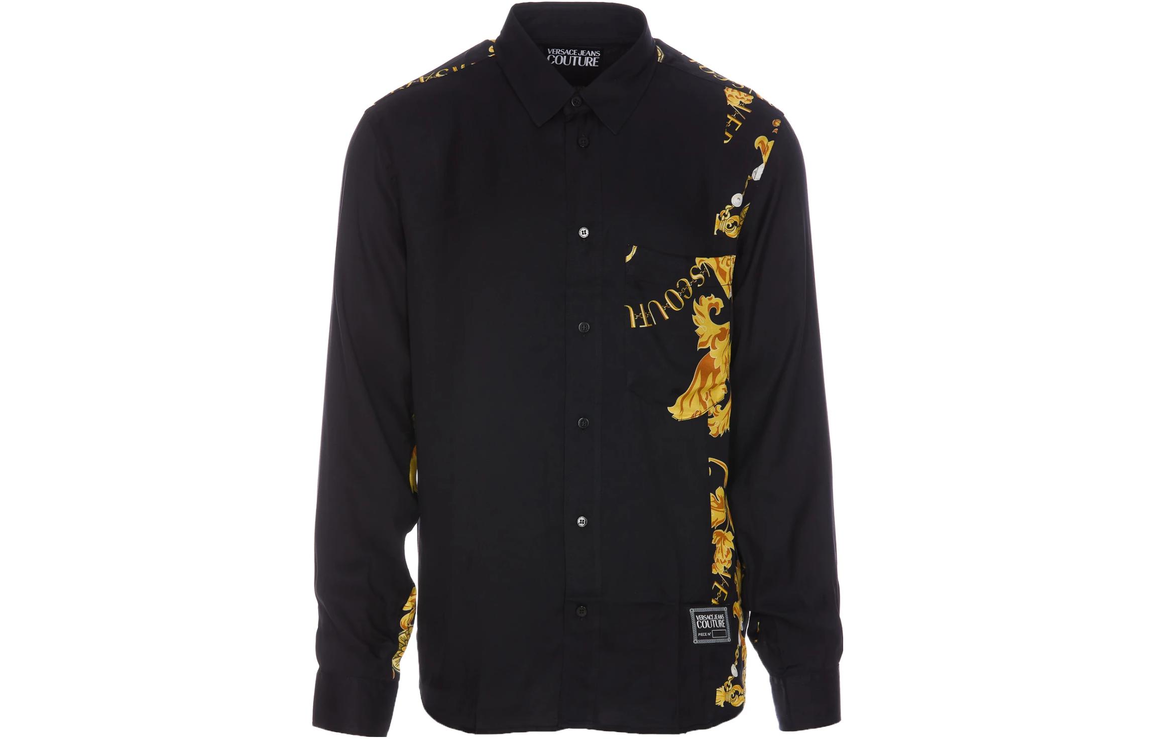 Рубашка с принтом пейсли на пуговицах VERSACE JEANS COUTURE, черный
Рубашка с принтом пейсли на пуговицах VERSACE JEANS COUTURE, черный