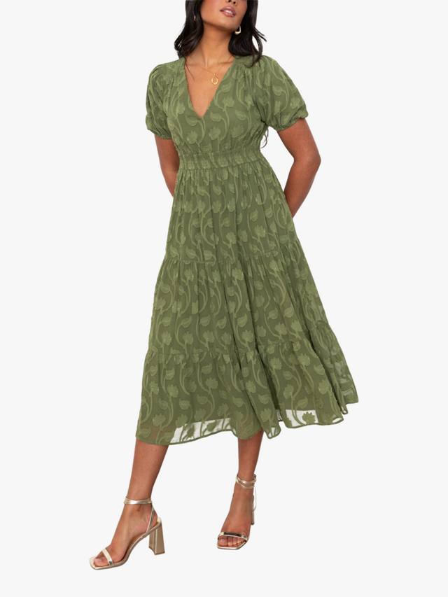 Платье миди с цветочным принтом burn out Lovedrobe, Khaki
Платье миди с цветочным принтом burn out Lovedrobe, Khaki