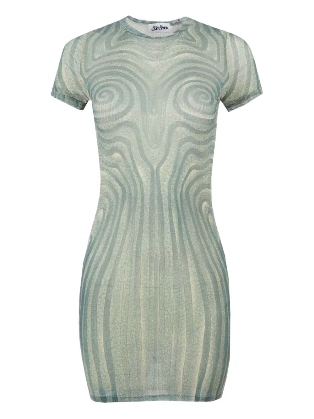 Сетчатое платье с принтом Jean Paul Gaultier, синий
Сетчатое платье с принтом Jean Paul Gaultier, синий