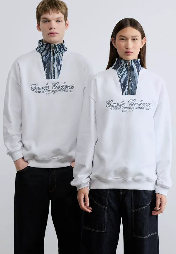 Толстовка унисекс match point с застежкой-молнией до середины груди Carlo Colucci, White, Белый, Толстовка унисекс match point с застежкой-молнией до середины груди Carlo Colucci, White
Толстовка унисекс match point с застежкой-молнией до середины груди Carlo Colucci, White, Белый, Толстовка унисекс match point с застежкой-молнией до середины груди Carlo Colucci, White